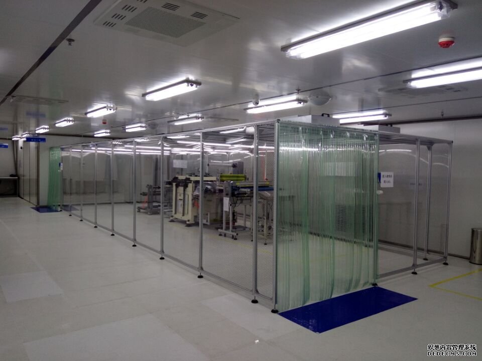 防靜電網格簾潔凈棚