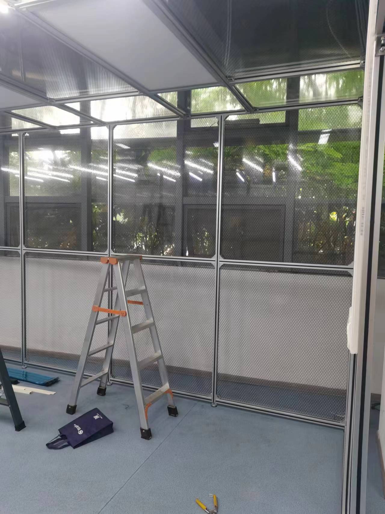 網格簾無塵棚 網格簾無塵棚