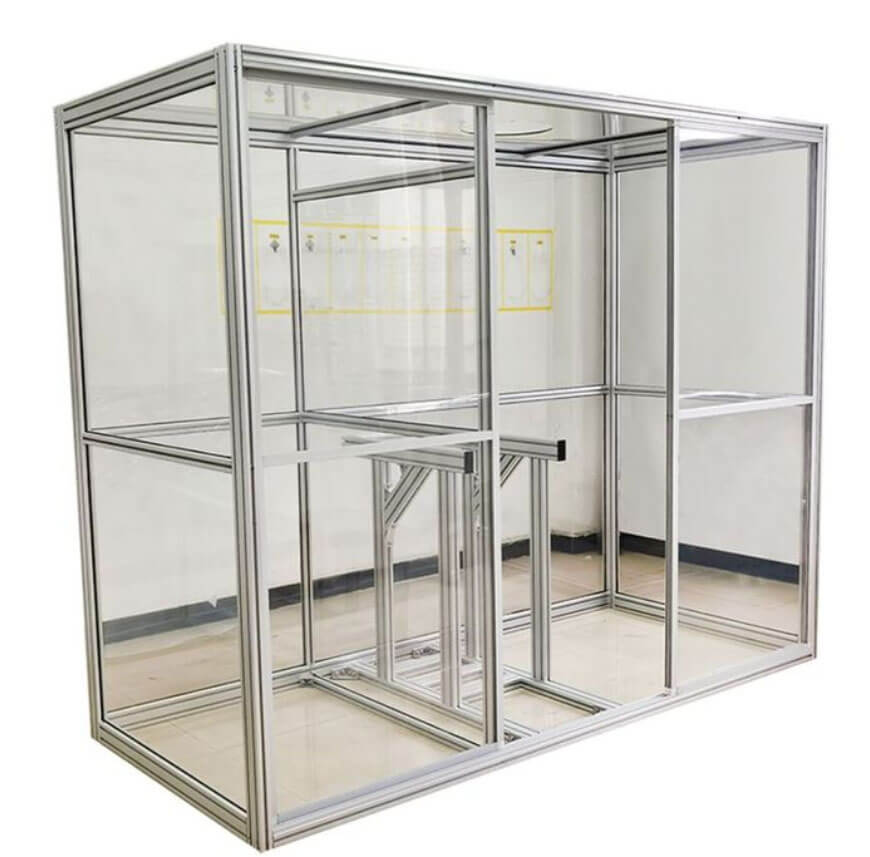 鋁型材潔凈棚風速效果圖