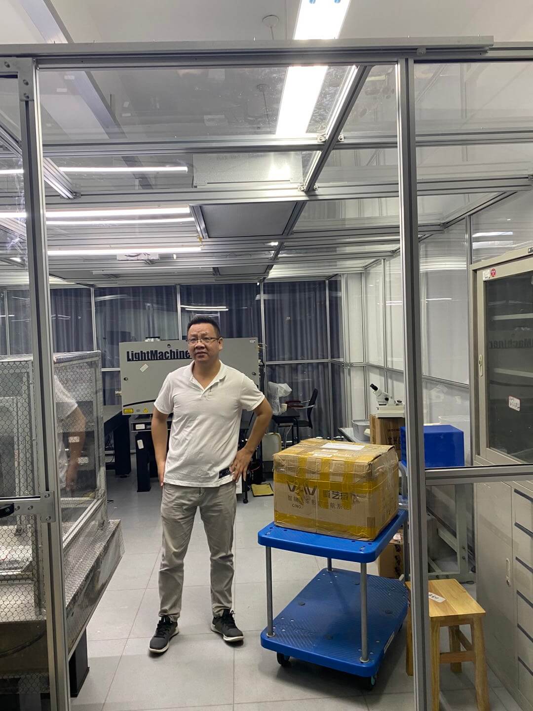 鋁型材潔凈棚風量效果圖