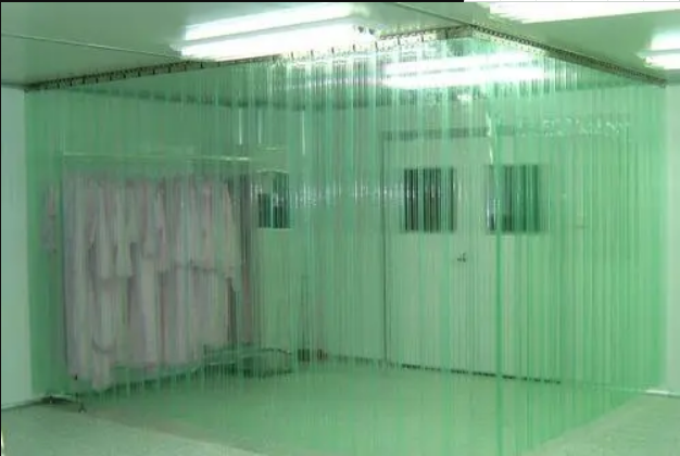 網格簾潔凈棚效果圖